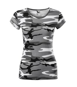 Malfini C22 - Camo Pure T-shirt til kvinder camouflage gray