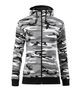 Malfini C20 - Sweatshirt med lynlås til damer camouflage gray