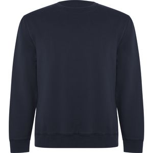Roly SU1071 - BATIAN Unisex sweater in organic combed cotton and recycled polyester Navy Blue