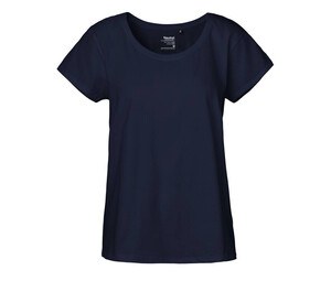 Neutral O81003 - T-shirt med løs kvinde Navy