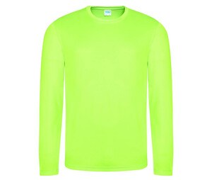 Just Cool JC002 - Åndbar langærmet Neoteric ™ T-shirt Electric Green