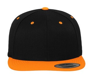 Flexfit 6089MT - To-tonet Snapback kasket Black/ Neon Orange