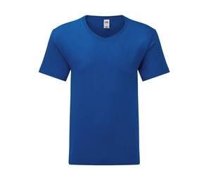 Fruit of the Loom SC154 - T-shirt med V-udskæring til mænd Royal Blue
