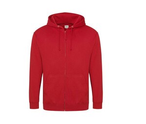 AWDIS JH050 - Sweatshirt med lynlås Fire Red