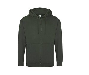 AWDIS JH050 - Sweatshirt med lynlås Forest Green