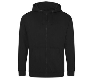 AWDIS JH050 - Sweatshirt med lynlås Deep Black
