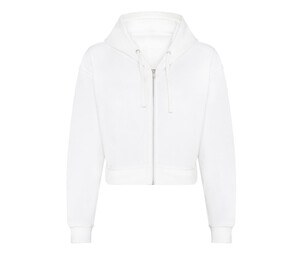 AWDIS JH065 - Sweatshirt med lynlås til damer Arctic White