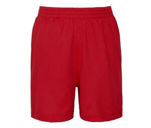 Just Cool JC080J - Børns sports shorts Fire Red