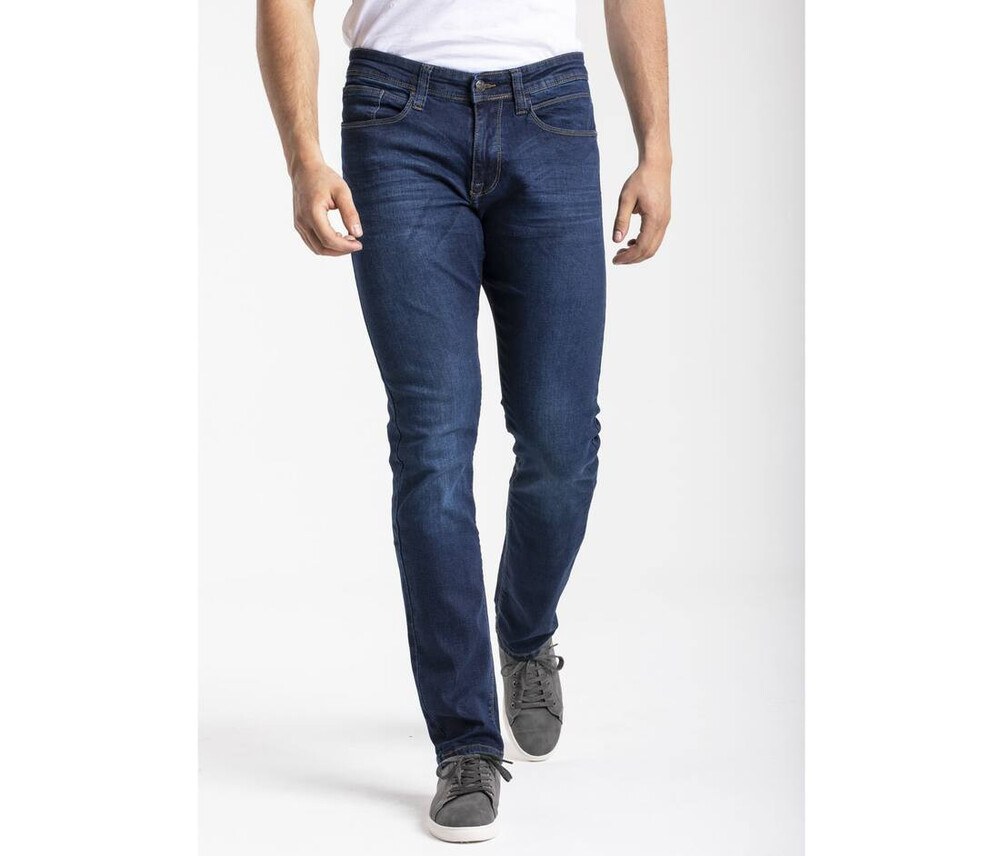 RICA LEWIS RL804 - Jeans til mænd i børstet stræksten