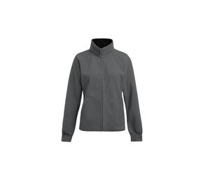 Promodoro PM7985 - Tyk kvinde fleece jakke Light Grey / Black