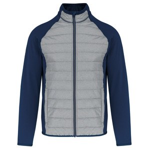 Proact PA233 - Bi-materiale sportsjakke Marl Grey / Sporty Navy