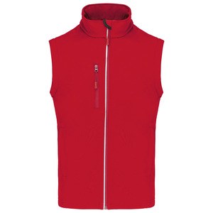 Proact PA323 - Unisex aftagelig ærme Softshell jakke Sporty Red