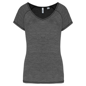 Proact PA4020 - Økologisk sports-T-shirt til kvinder Marl Dark Grey