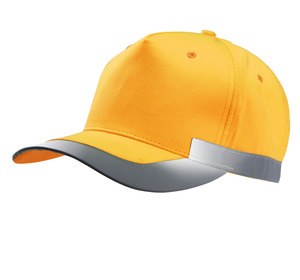 WK. Designed To Work WKP123 - Neon Cap - 5 paneler Fluorescent Orange