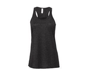 Bella+Canvas BE8800 - Loose-fit racerback tanktop til kvinder Dark Grey Heather