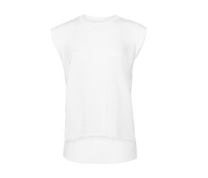 Bella+Canvas BE8804 - T-shirt til kvinder med valsede ærmer White
