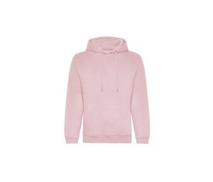 AWDIS JH201 - Sweatshirt med hætte i økologisk bomuld Baby Pink