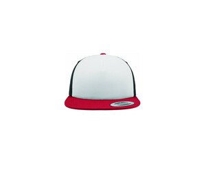 Flexfit 6005FW - Amerikansk kasket med fladt visir Red / White / Black