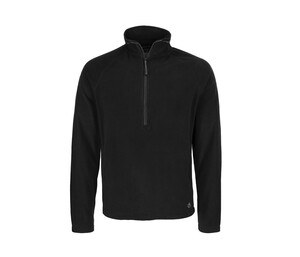 CRAGHOPPERS CEA003 - Veste polaire col zippé en polyester recyclé Black