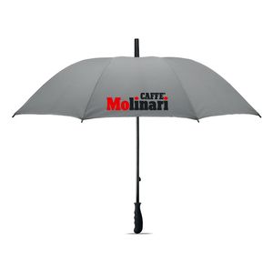 GiftRetail MO6132 - VISIBRELLA Reflektiv vindsikker paraply matt silver