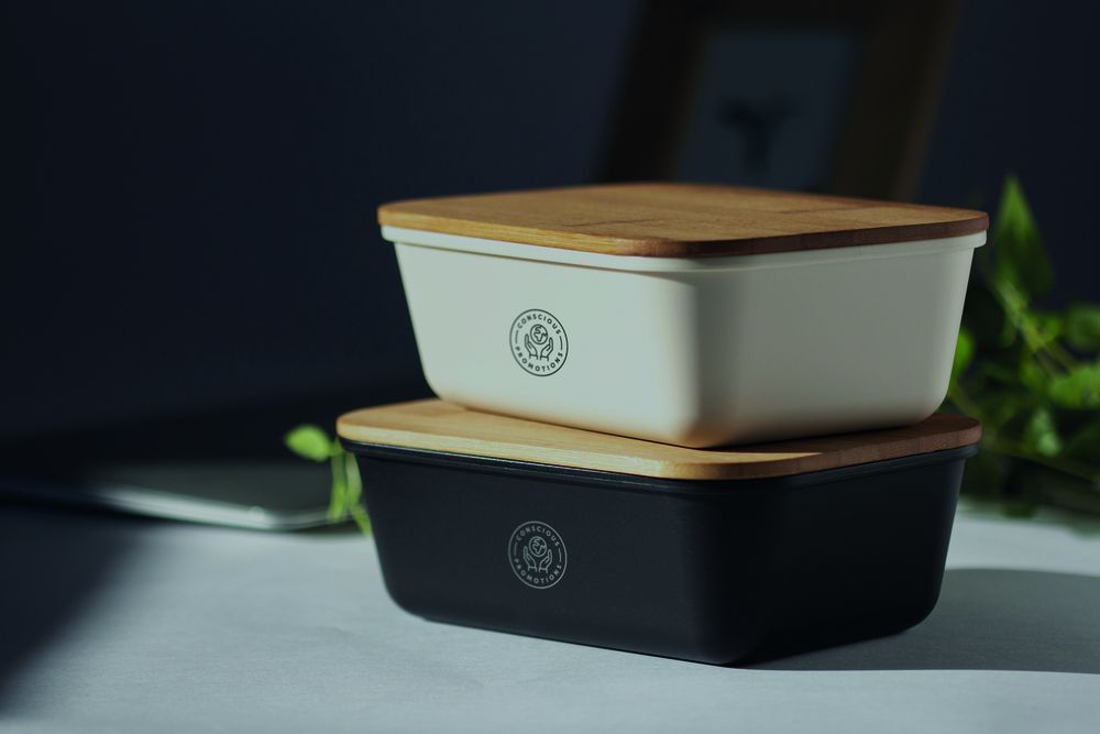 GiftRetail MO6240 - THURSDAY Lunch box with bamboo lid