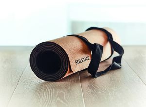 GiftRetail MO6267 - SAVASANA Cork yoga mat Beige