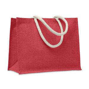 GiftRetail MO6443 - AURA Jute bag with cotton handle