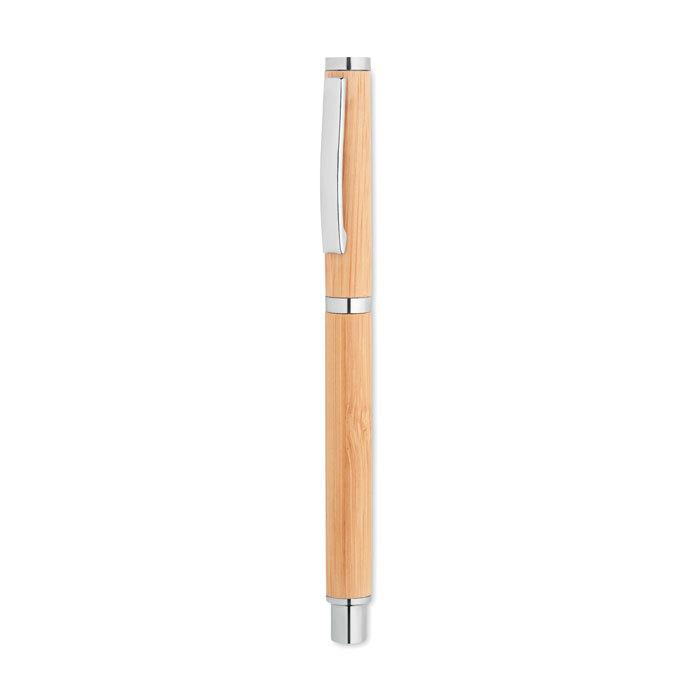 GiftRetail MO6558 - CAIRO Bamboo gel pen