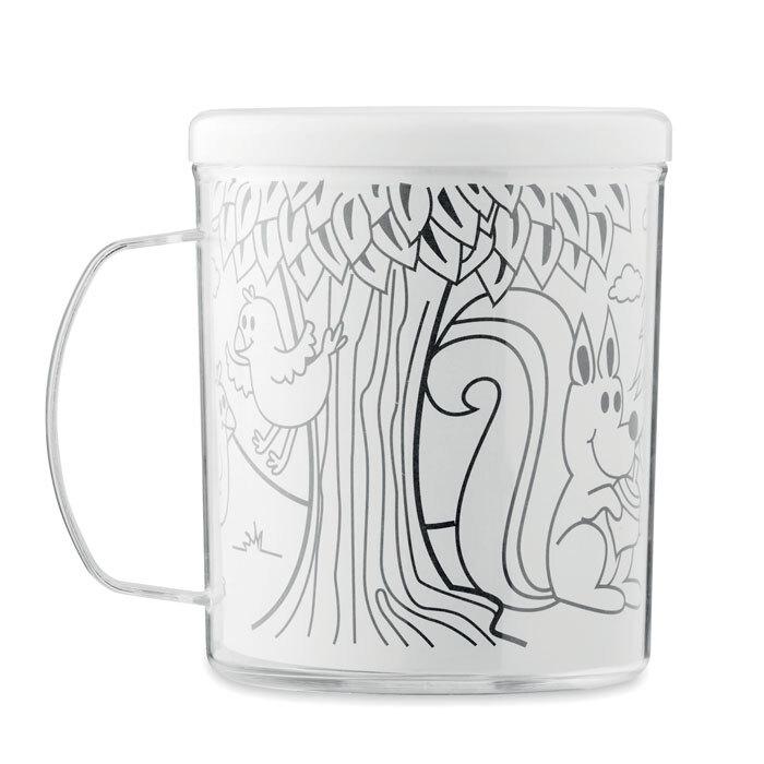 GiftRetail MO6584 - PAINTY Colouring mug 280 ml