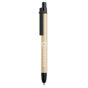GiftRetail MO8089 - RECYTOUCH Touch pen karton recy Black