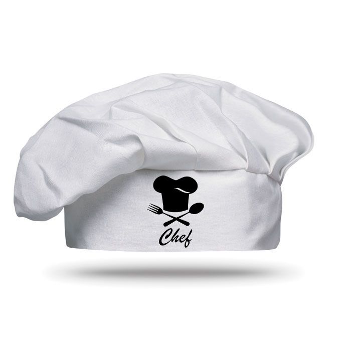 GiftRetail MO8409 - CHEF Bomulds kokkehat 130 g/m