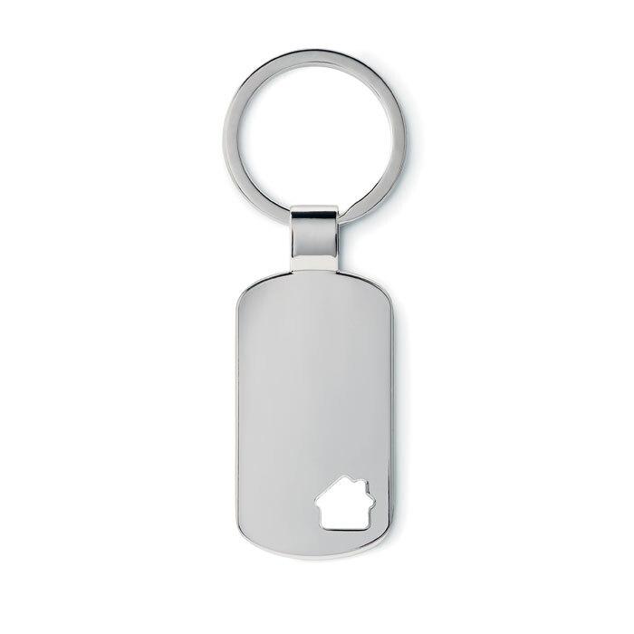 GiftRetail MO8693 - HOUSE KEY Nøglering med husdetaljer