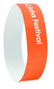 GiftRetail MO8942 -  TYVEK Festival armbånd Orange