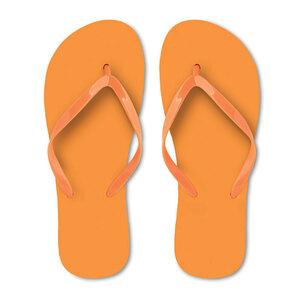 GiftRetail MO9082-L - HONOLULU Slippers i polyethylen str.L Orange