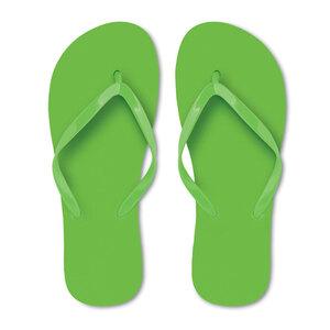 GiftRetail MO9082-L - HONOLULU Slippers i polyethylen str.L Lime