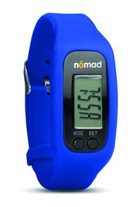 GiftRetail MO9136 - BRATARA Pedometer armbånd Royal Blue