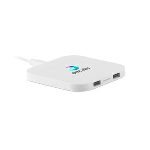 GiftRetail MO9309 - UNIPAD Trådløs opladnings platform White