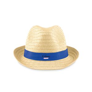 GiftRetail MO9341 - BOOGIE Stråhat Royal Blue
