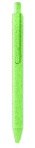 GiftRetail MO9614 - PECAS Kuglepen I hvede-halm/PP Green