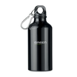 GiftRetail MO9805 - MID MOSS 400 ml aluminium bottle Black