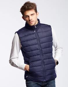 Mustaghata KYLE - DOWN JACKET UNISEX MAT SLEEVELESS  Navy