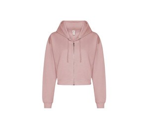 AWDIS JH065 - Sweatshirt med lynlås til damer Dusty Pink