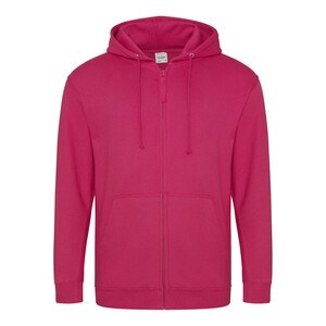 AWDIS JH050 - Sweatshirt med lynlås Hot Pink