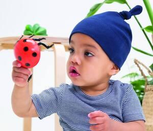 Babybugz BZ015 - Baby one-knot hat Black