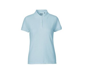 Neutral O22980 - Pique poloshirt til kvinder Light Blue