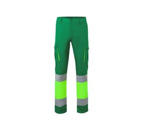 VELILLA V3030 - Høj synlighed tofarvede bukser med flere lommer