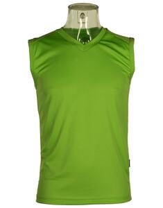 Mustaghata SPRINT - T-SHIRT SLEEVELESS UNISEX 140 G Citron vert