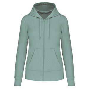 Kariban K4031 - Ladies eco-friendly zip-through hoodie