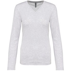 Kariban K382 - LADIES LONG SLEEVE V-NECK T-SHIRT