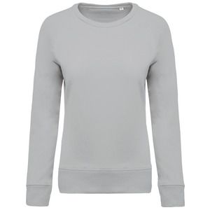 Kariban K481 - Økologisk sweatshirt med rund hals til damer Snow Grey